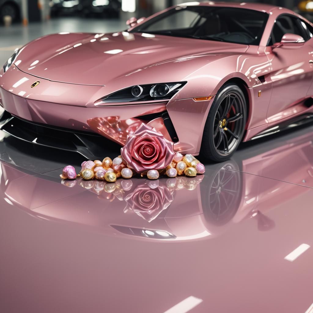 Rose Bonbon Supercar Concept Art
