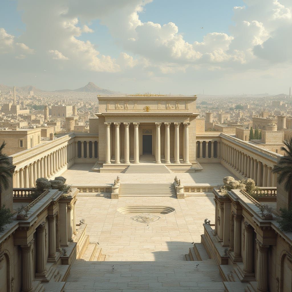 Majestic Temple Complex in Ancient City