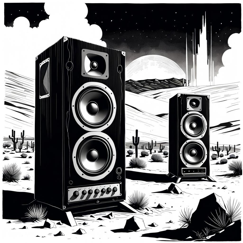 Ethereal Ominous Desert Soundscape with Bonfire