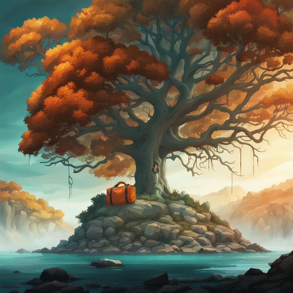 Eerie Dystopian Island Concept Art in Unreal Engine 5