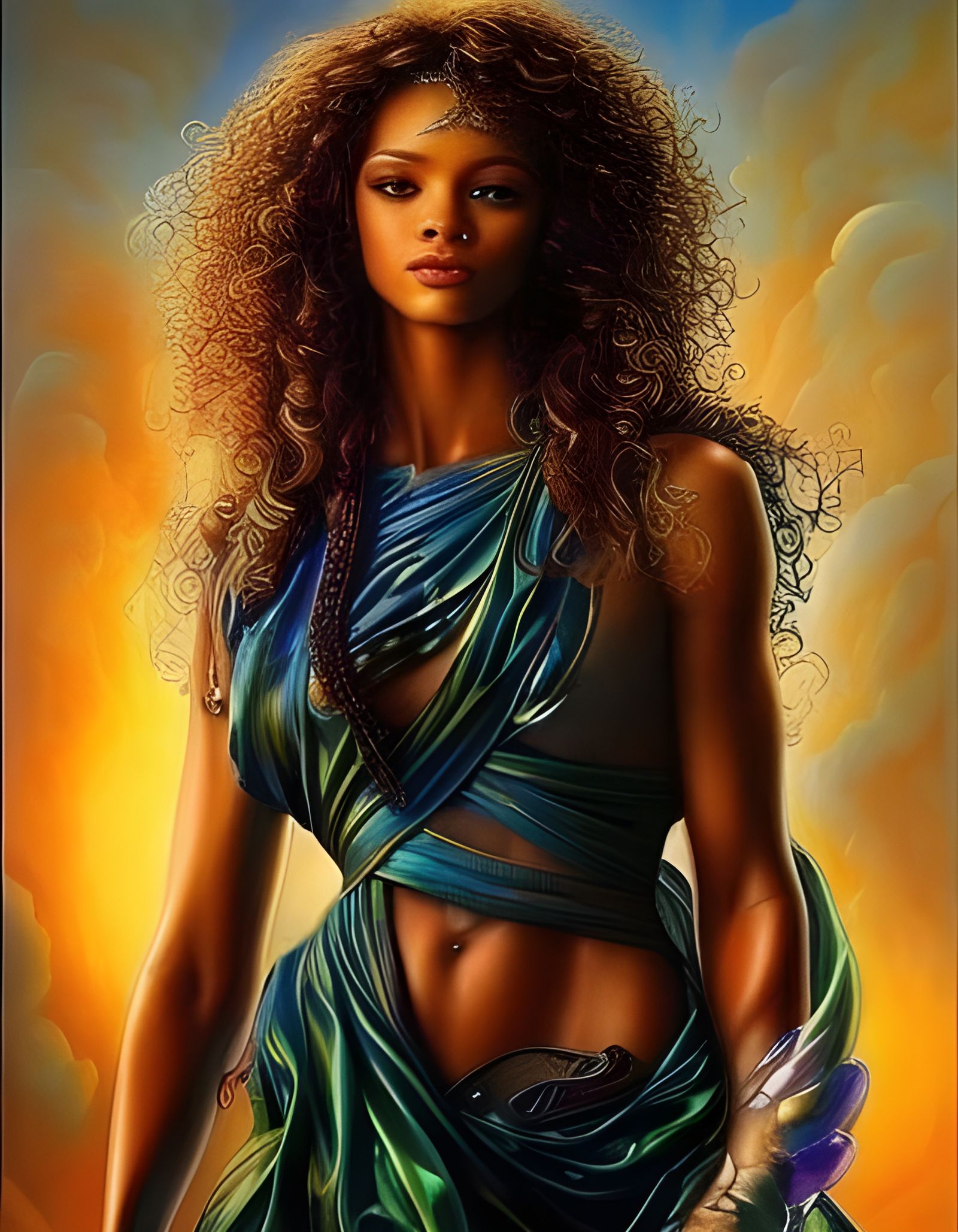 Clothing Adjustment on Figure Using AI