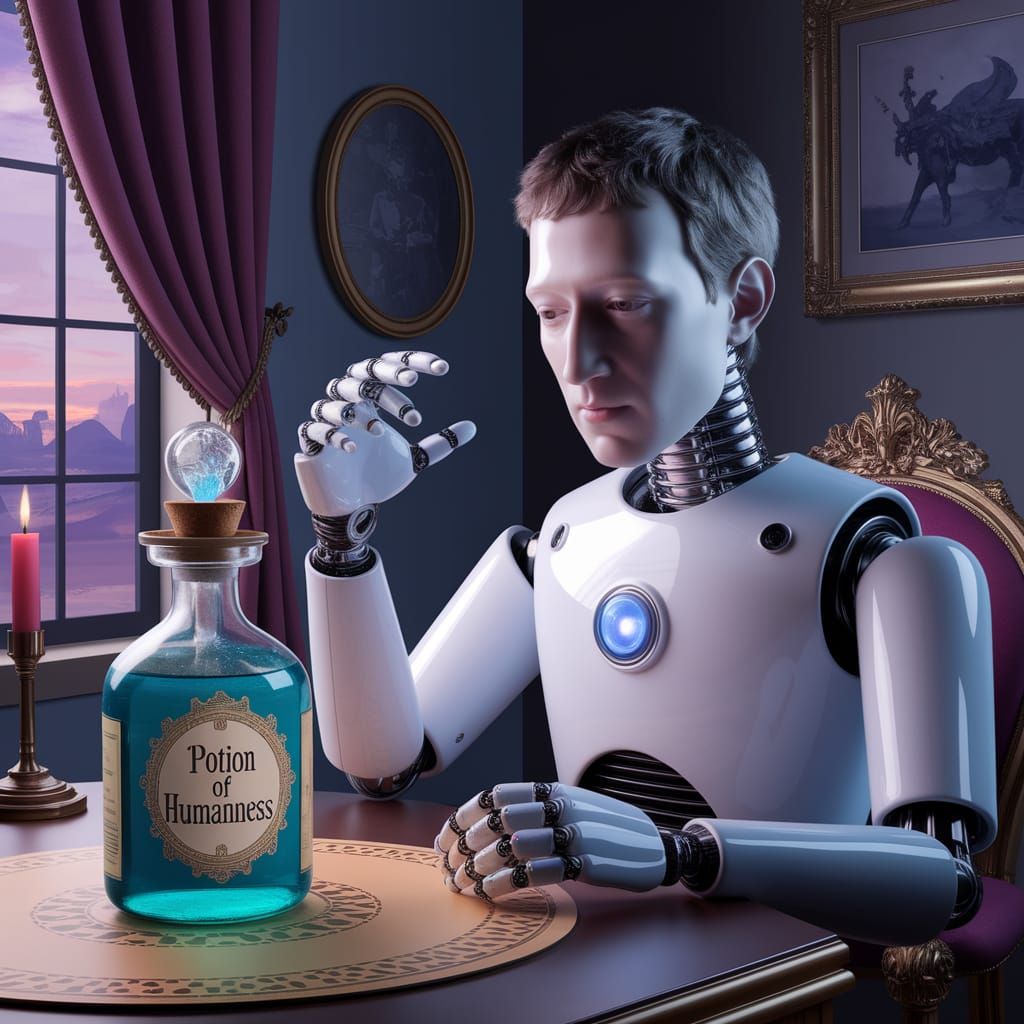 Vision of Digital Isolation in a Whimsical Realm