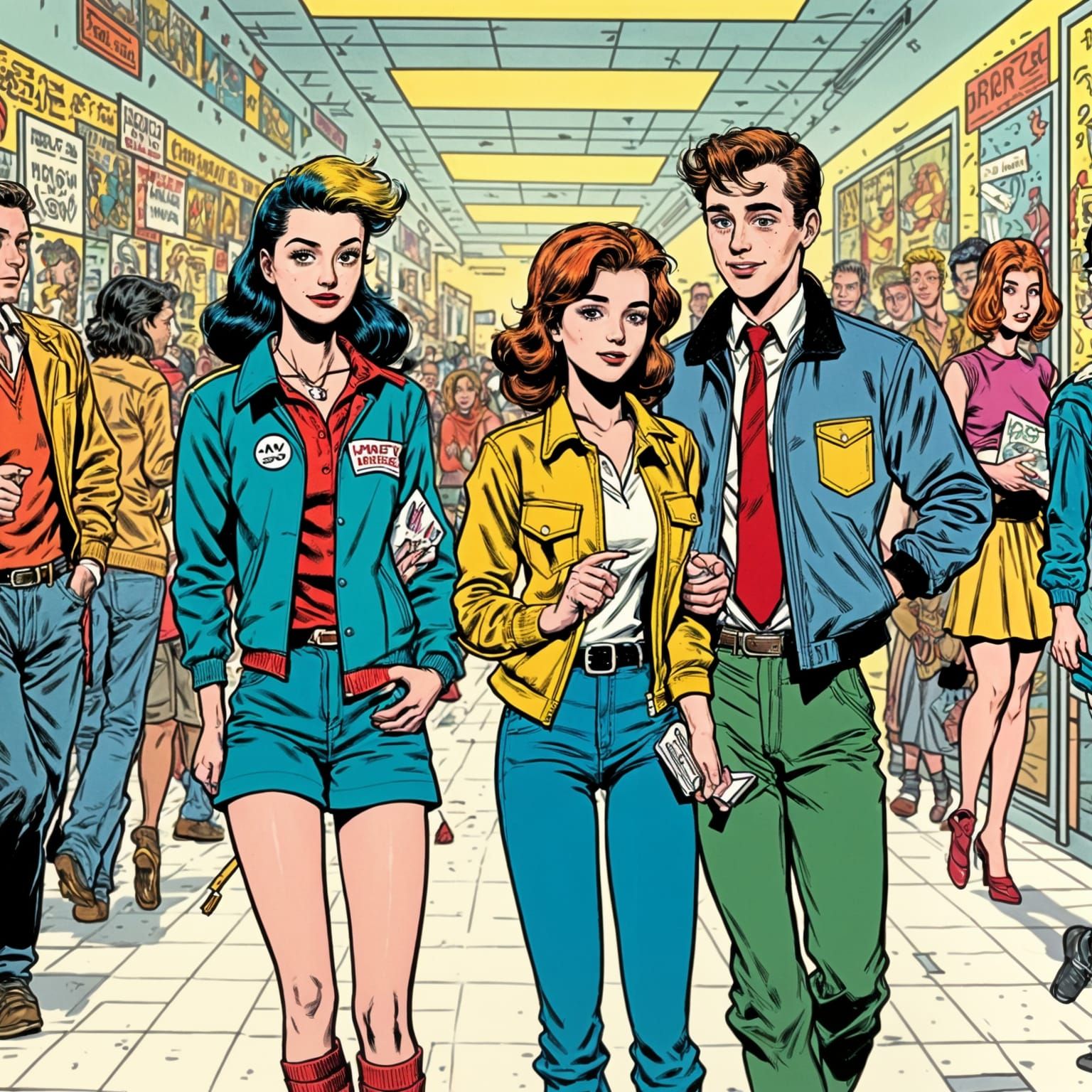 <lora:Snap Crackle POP:1.0> The Archies