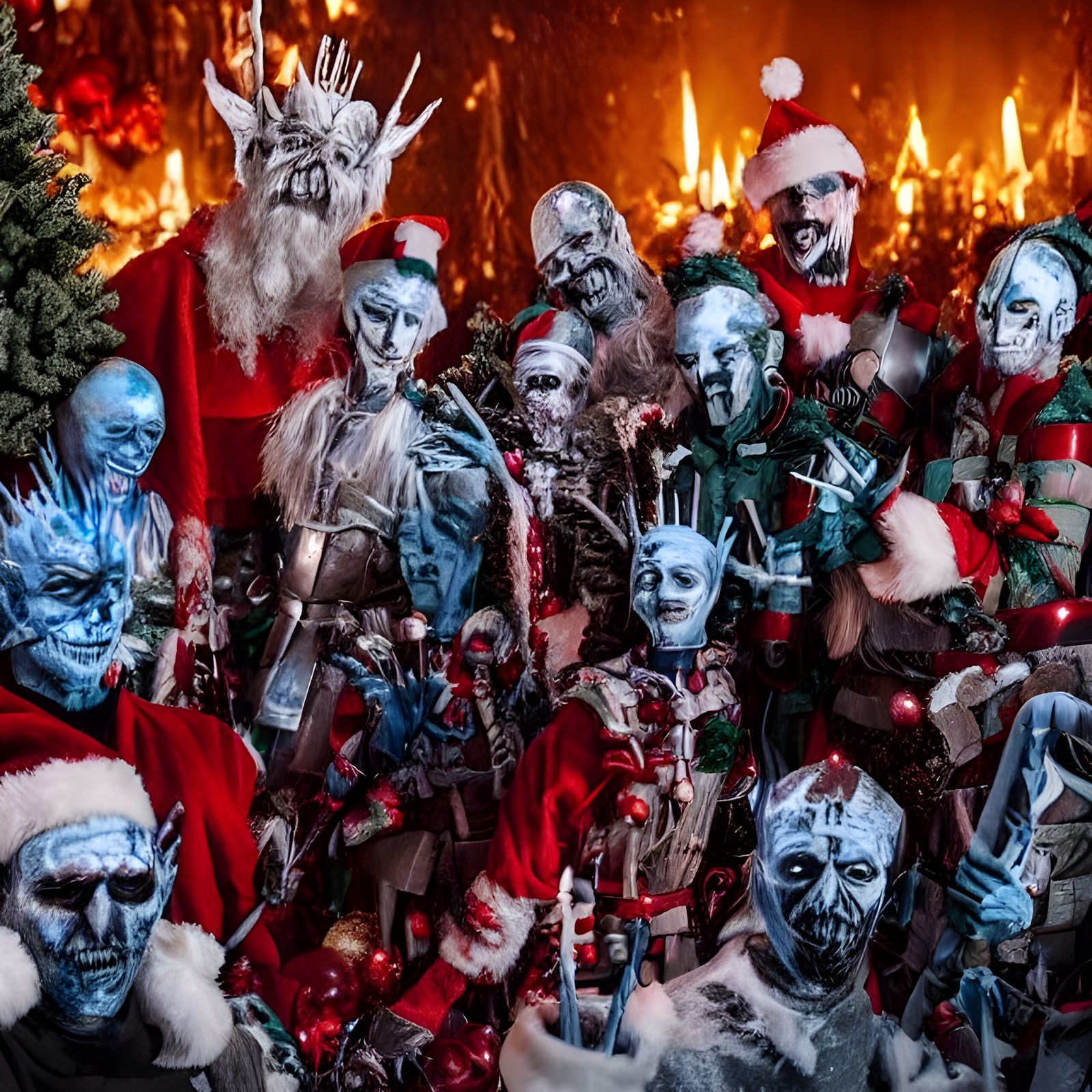 The Night King's Army Celebrates Christmas