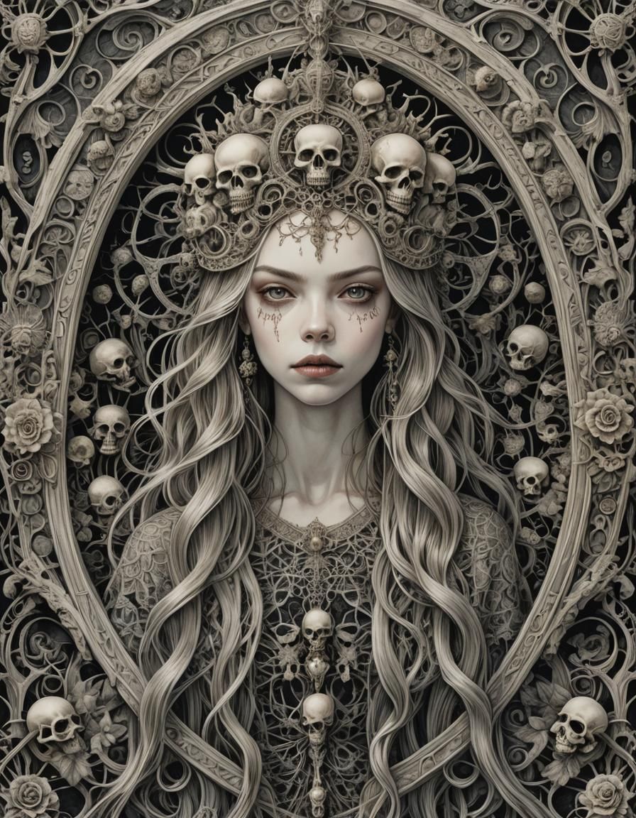 Anya Taylor-Joy as Gothic Goddess of Death