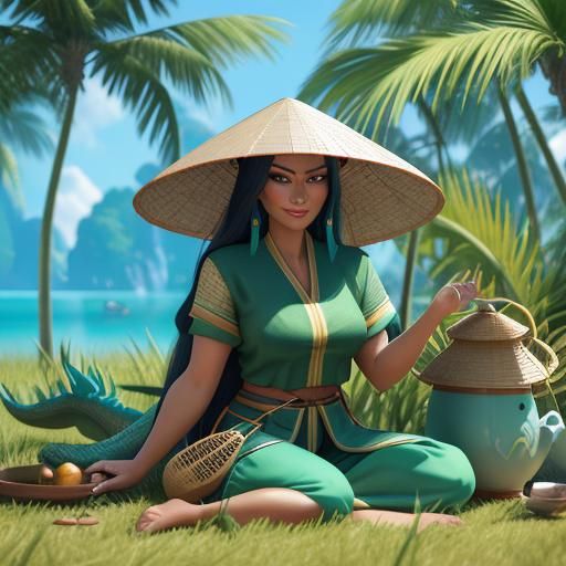 Raya in Vibrant Vietnamese Countryside