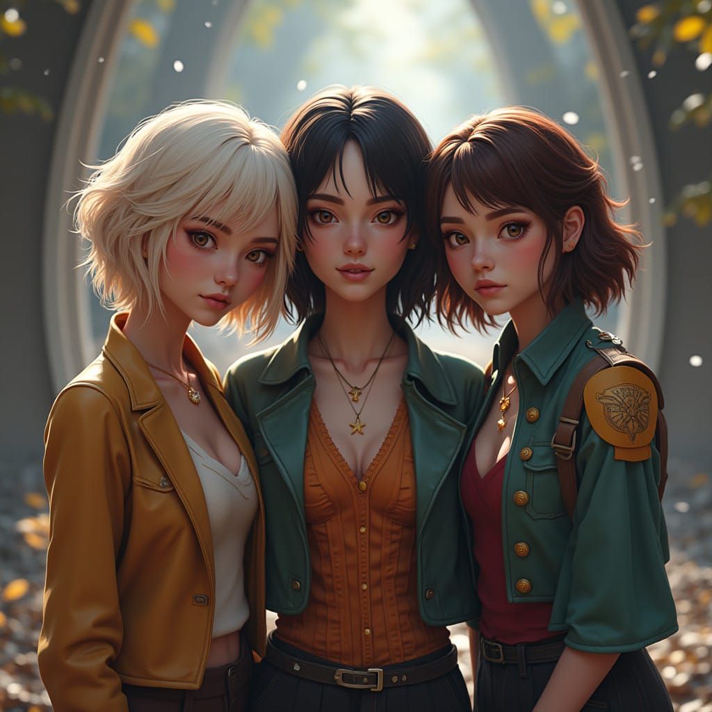 Women in Enchanted Fantasy World