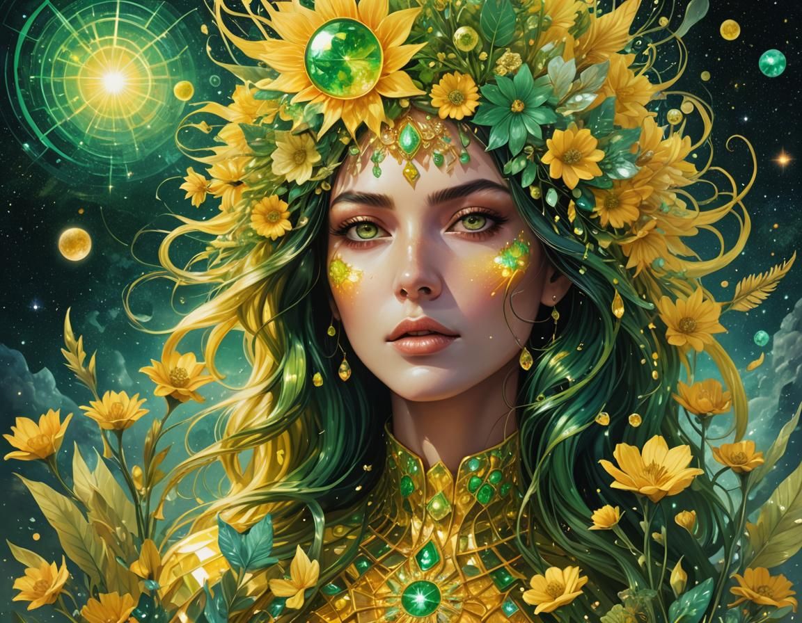 Astral Cellophane Flowers in a Cosmic Hologram