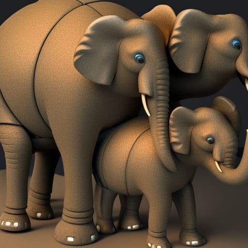 Elephants on a Turtle in a Sci-Fi World