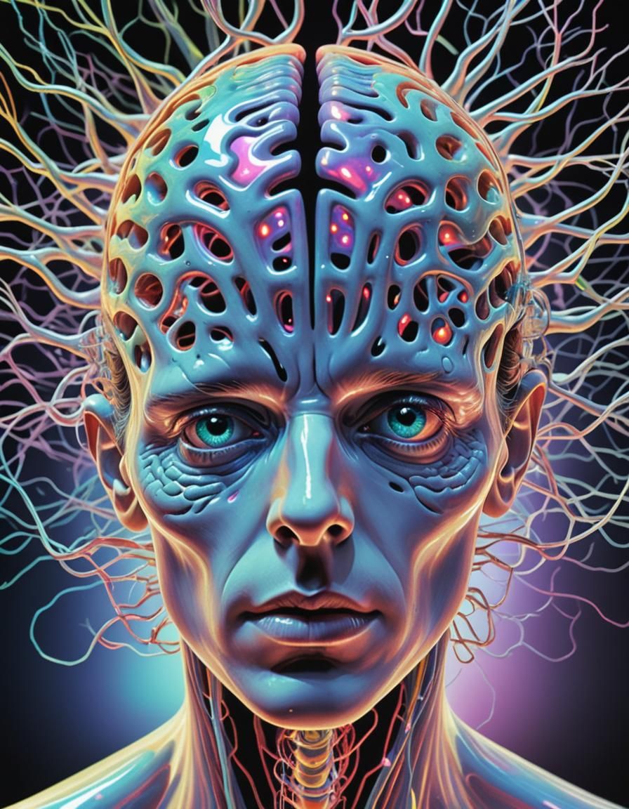 Holographic Encephalopathy and Hallucinations