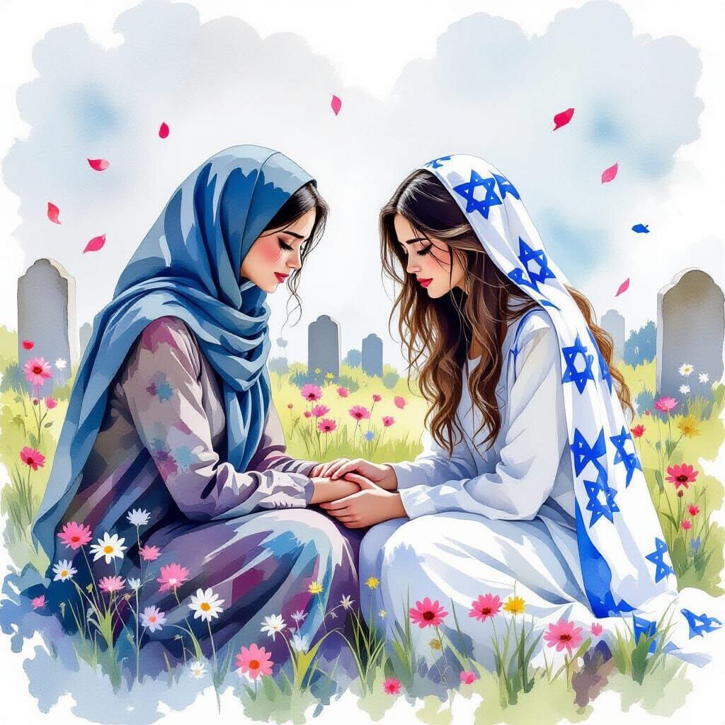 Ethereal Watercolor: Palestinian and Israeli Women United