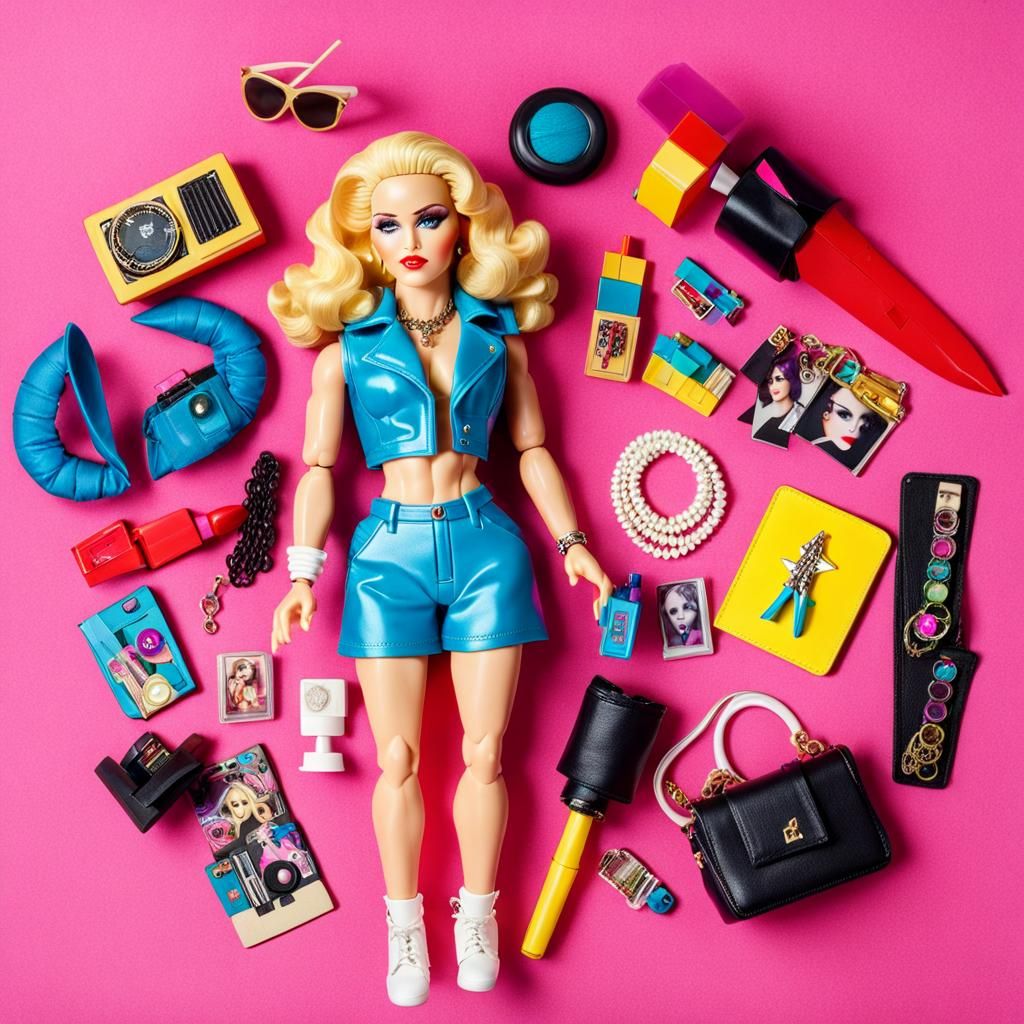 Madonna 80s action doll