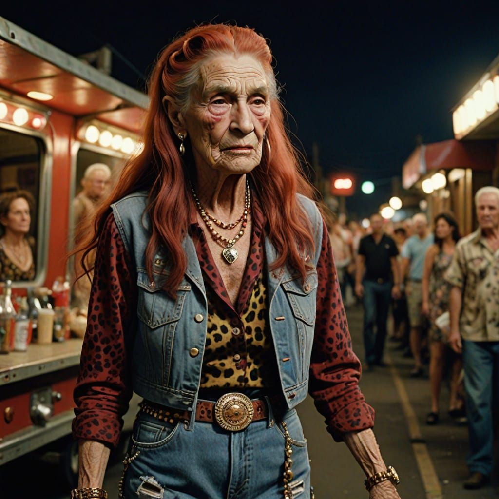 Cinematic Portrait of Miss Trailer Trash