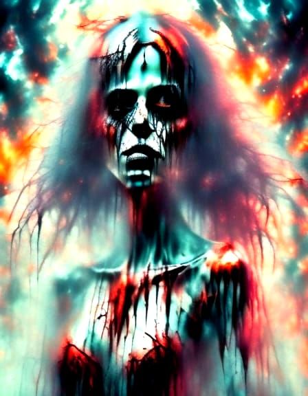 Eerie Halloween Mask in Twisted Trick-or-Treat Style