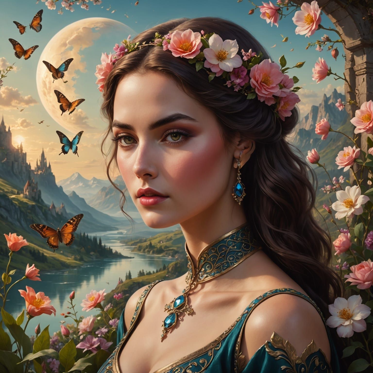 Ethereal Beauty in a Dreamscape