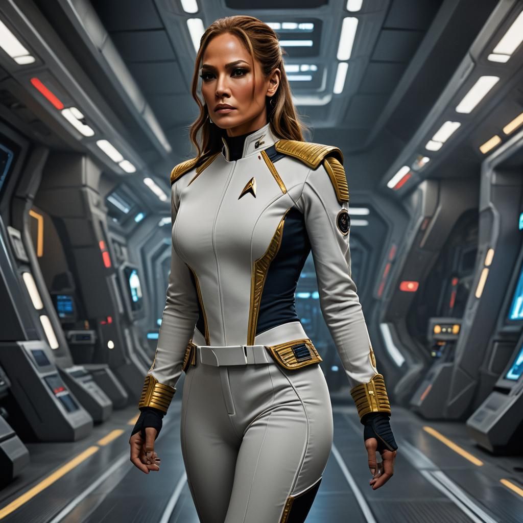 Star Trek: Deep Space 12 starring Jennifer Lopez as Commande...