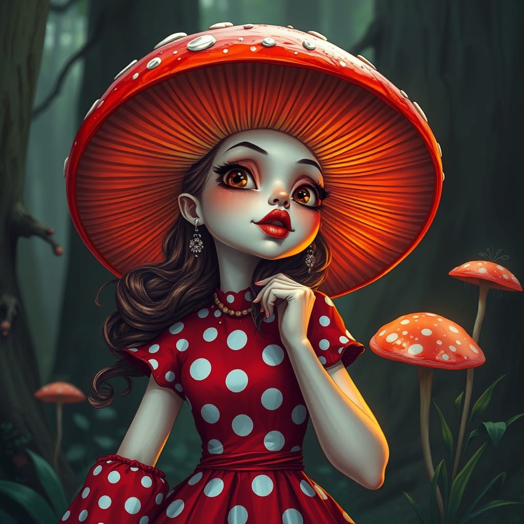 Confident Fantasy Forest Fashionista