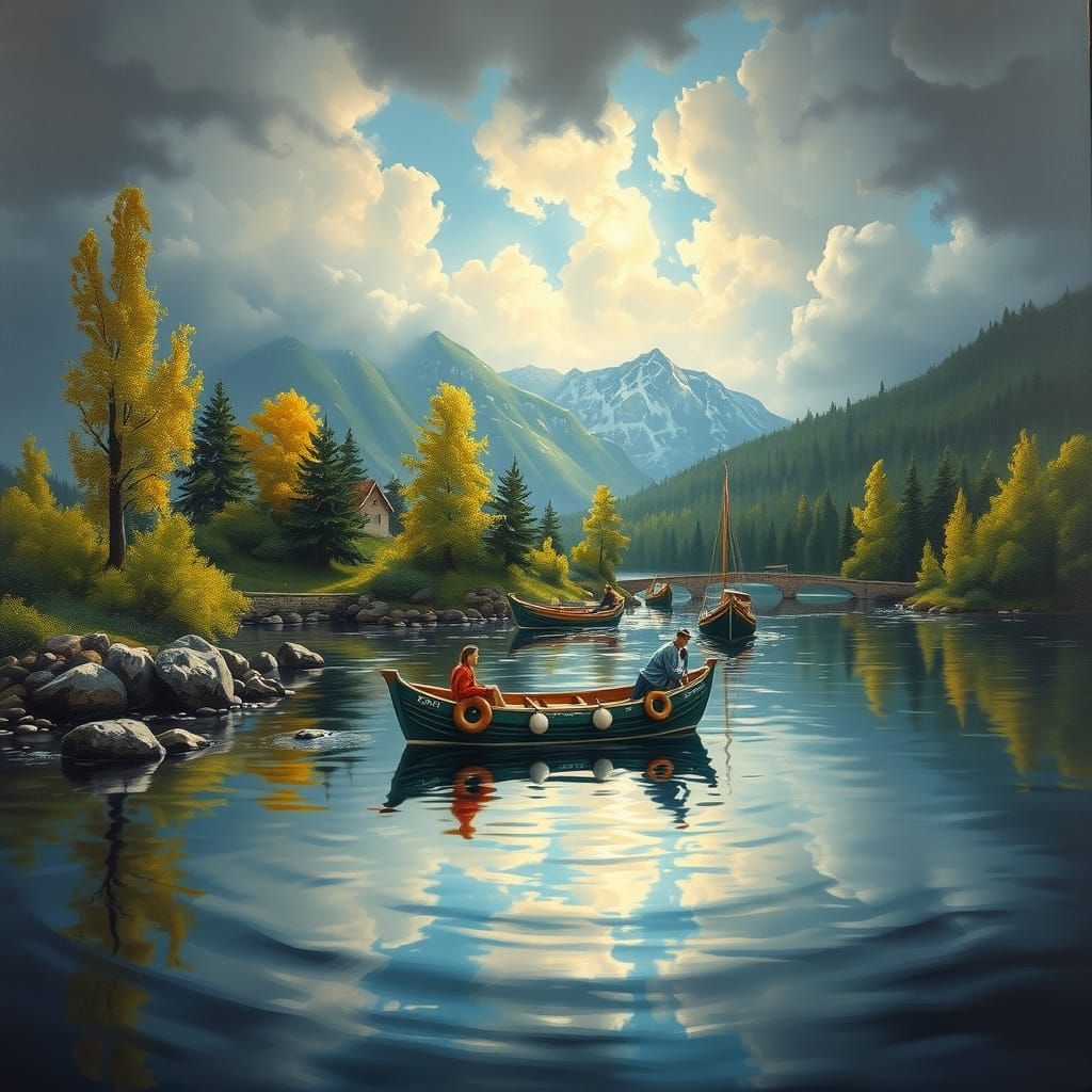 Goddess with Wide Hips, Oil on Canvas Masterpiece