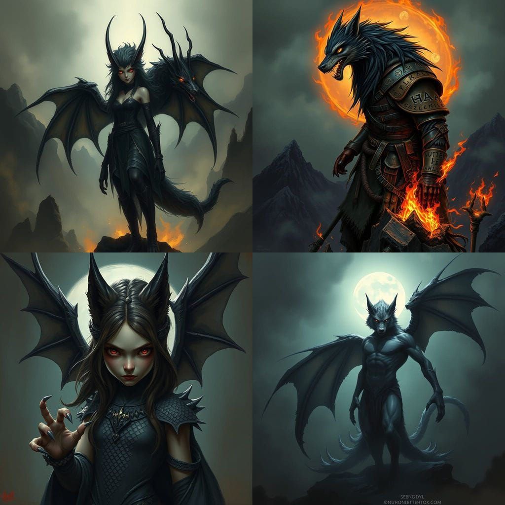 Tribrid Goddess of Dark Fantasy