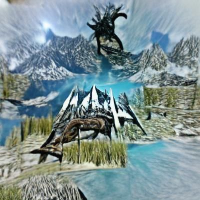 Skyrim Landscape Generated by AI
