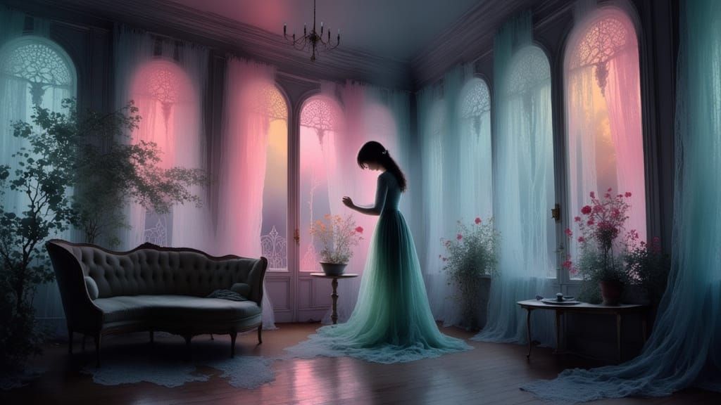 Surreal Digital Painting of Discovery