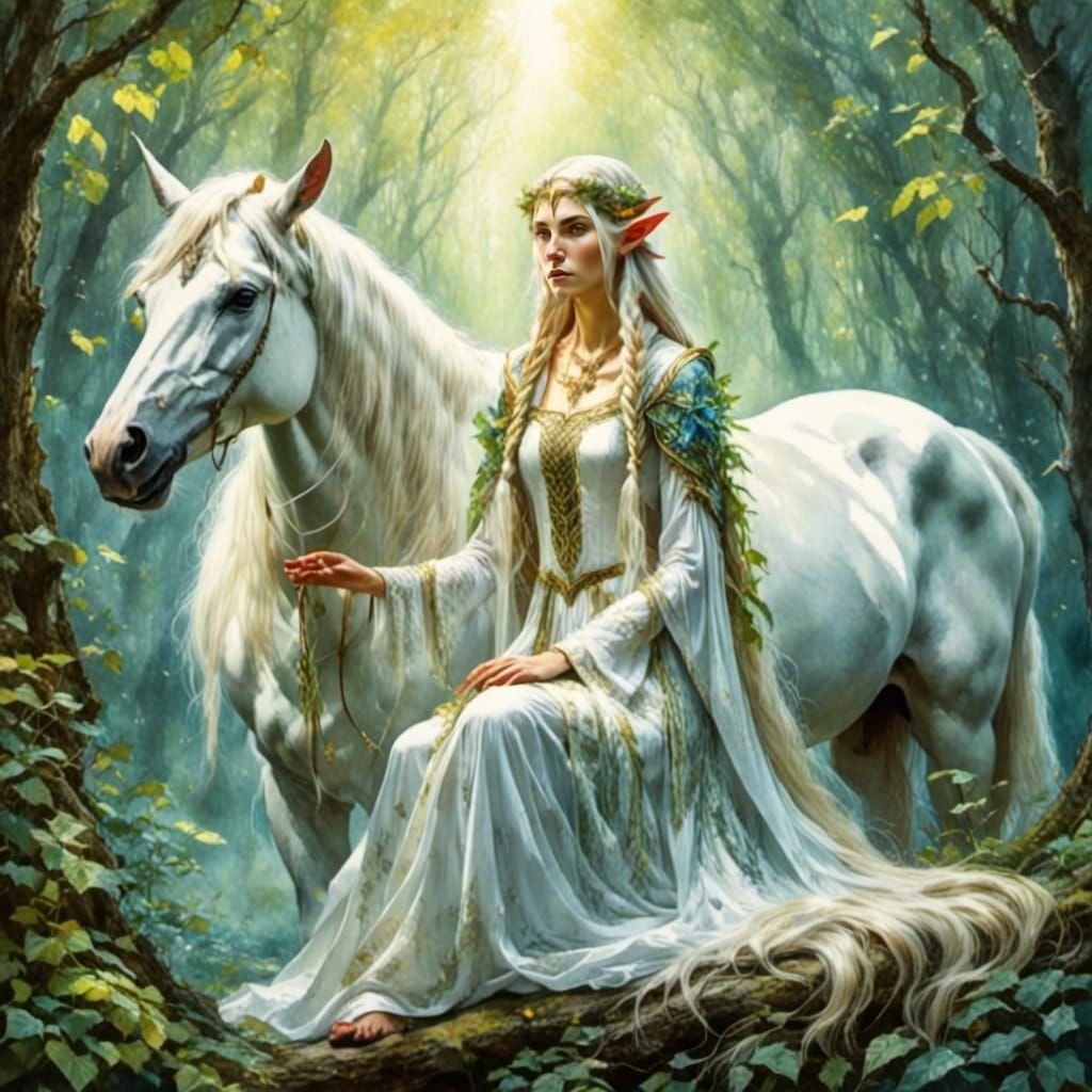 <lora:Teranie Whiterose:1.0> <lora:Elf Style:1.0> <lora:Elve...