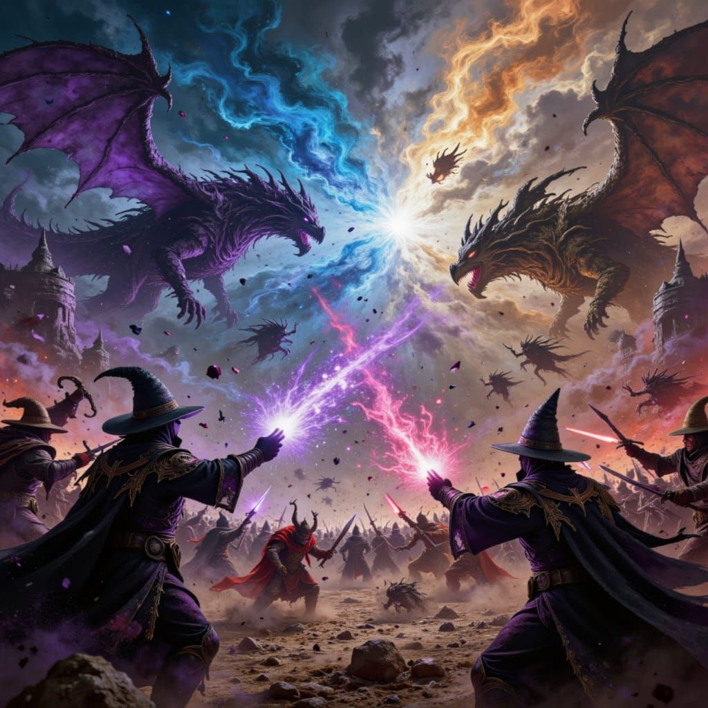 Epic Battle of Warlocks vs. Magical Objects