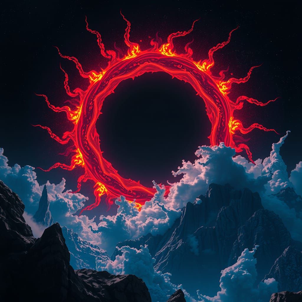 Black Sun Fantasy Concept Art