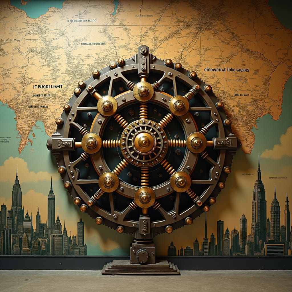 Steampunk Engine Merges Nigerian History with Fintech Future