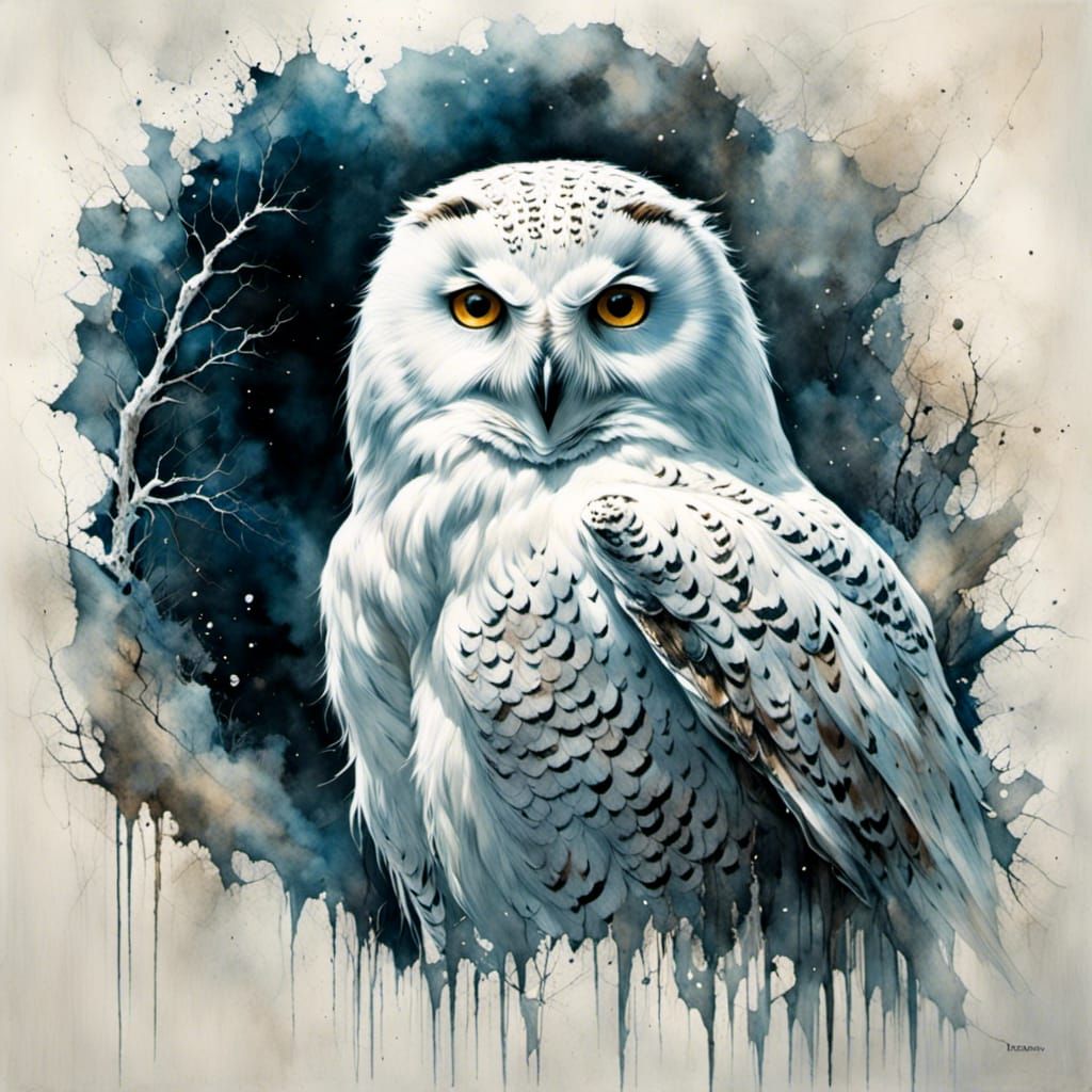 Snowy Owl Generated by AI