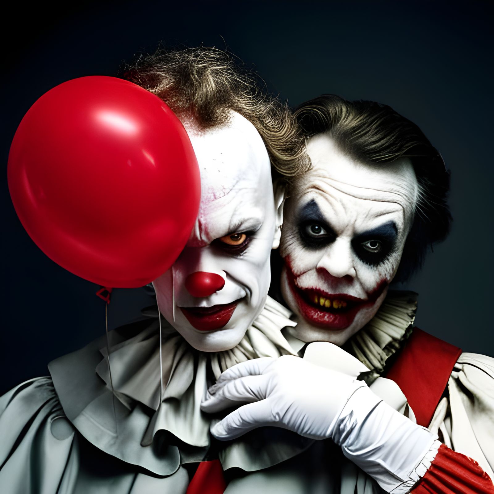 Cinematic Pennywise and Joker Image