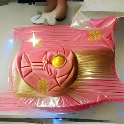 Sailor Moon Themed Cake Decoration