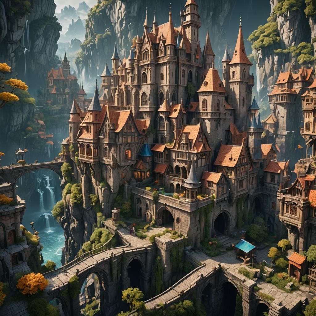 Detailed Matte Painting of Emma in Fantasy Art Style