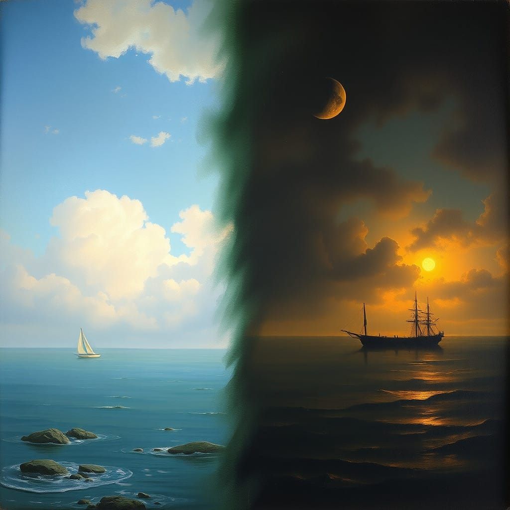 Divided Landscapes in Romantic Light