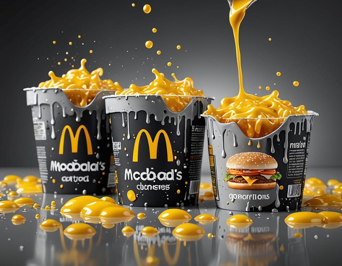 McDonald's Lard: Hyper-Realistic 3D Product Rendering