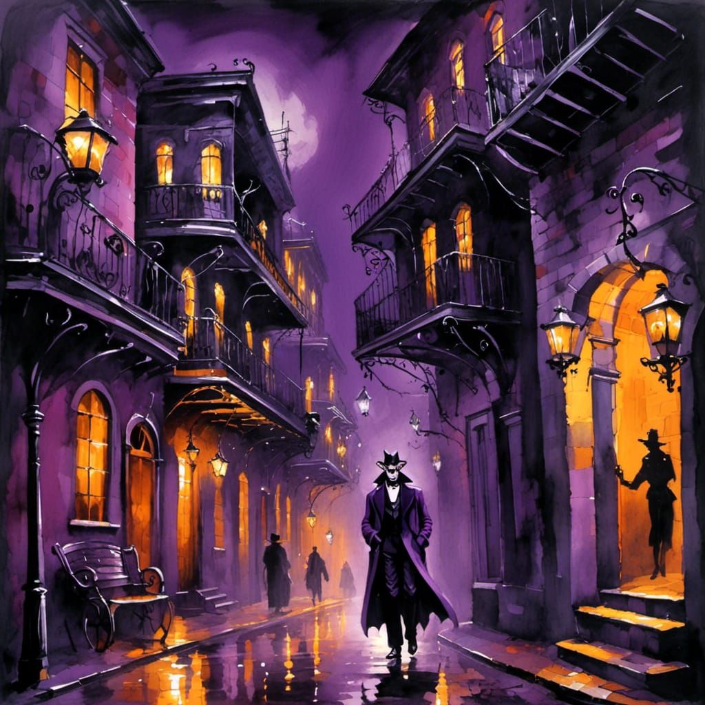 Dracula in New Orleans Mardi Gras