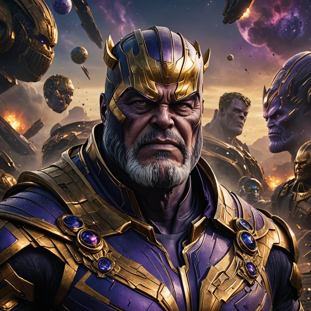 Orson Welles as Thanos: Detailed Artstation Portrait