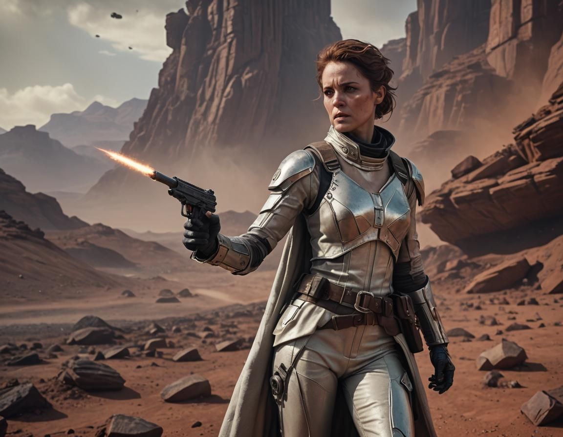 Jenna Stannis on a Desolate Planet