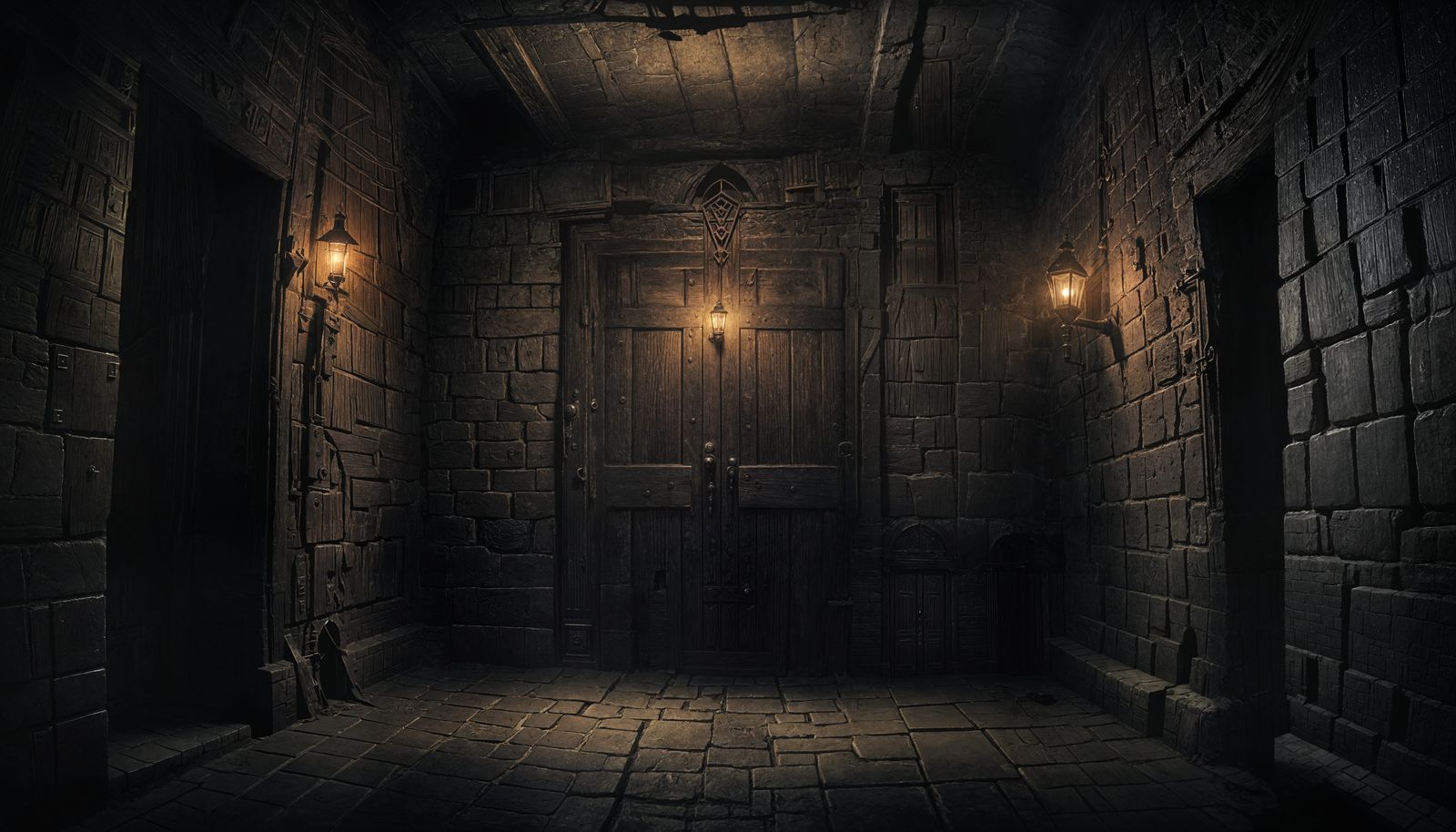 A Dark and Mysterious Dungeon with a Hint of Escape