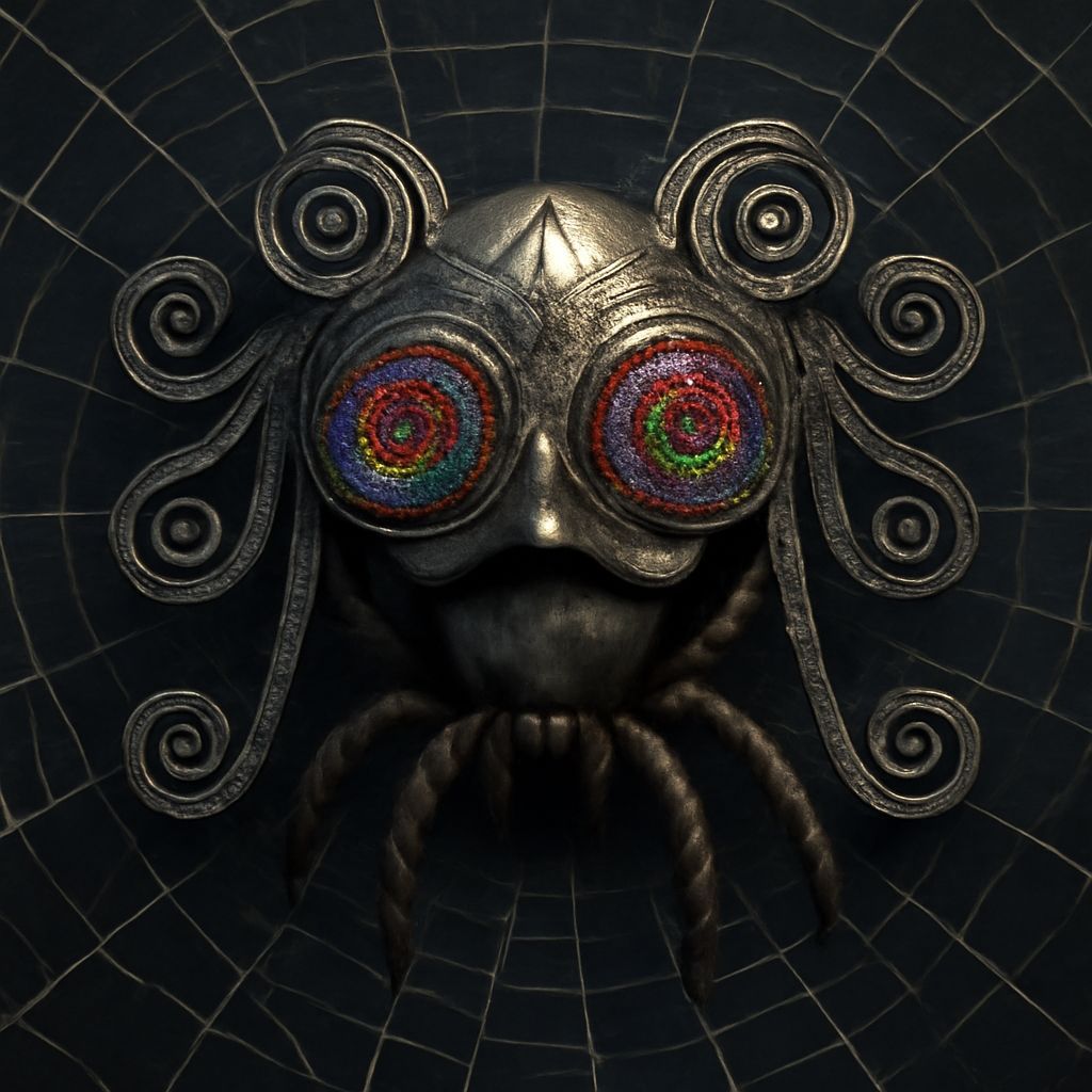 Bizarre Steamdeco Mask with Spider