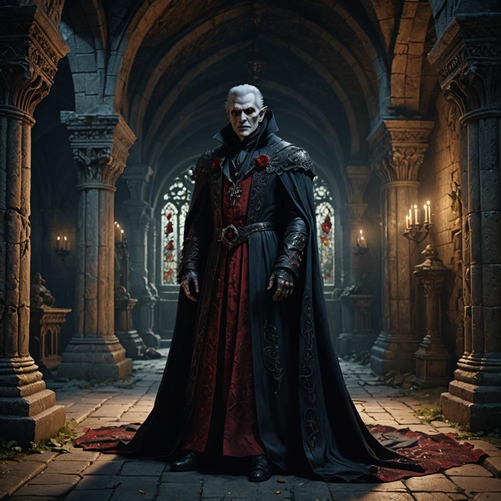 Epic View of an Old Vampire Lord