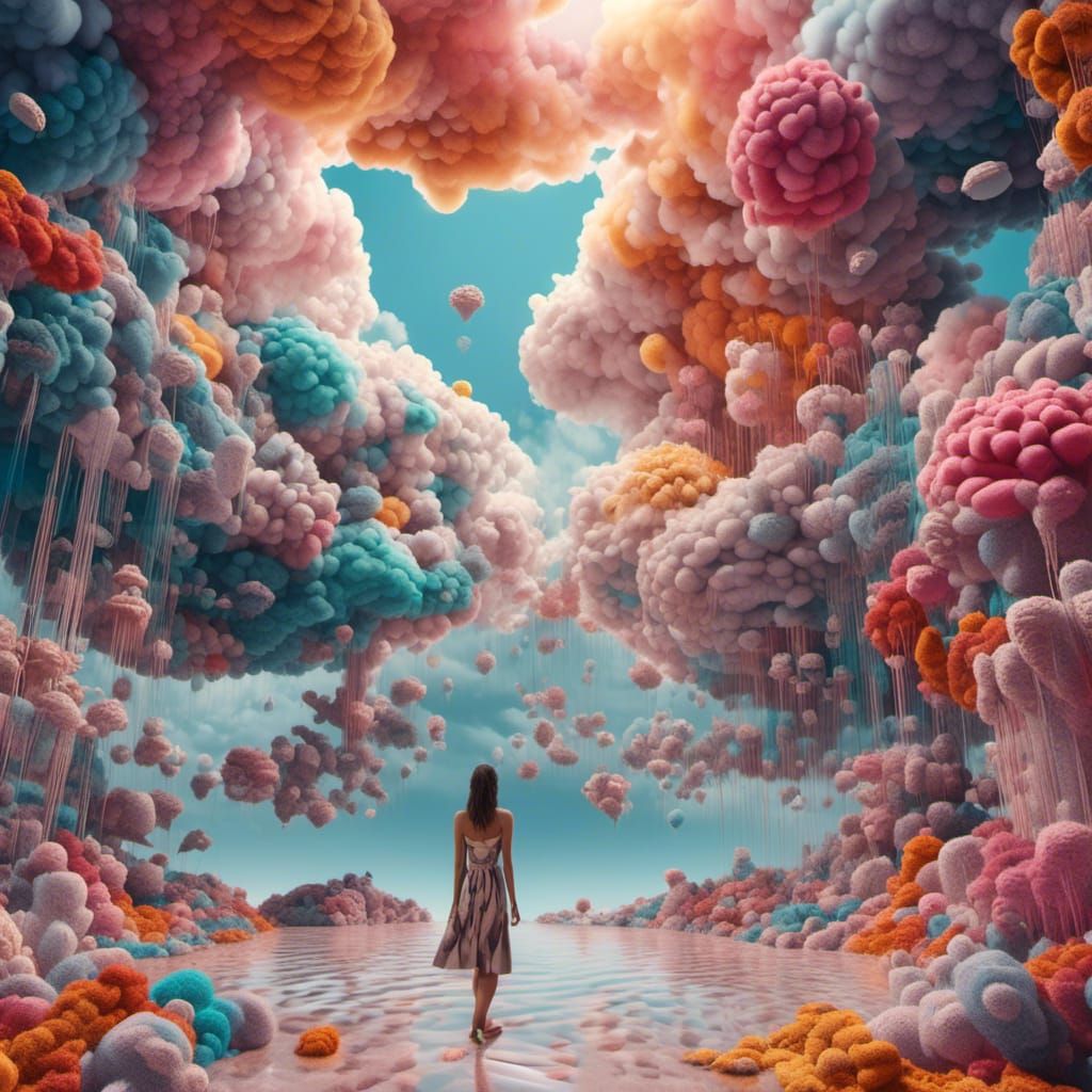 Tropical Beach Meditation with Alien Perspective