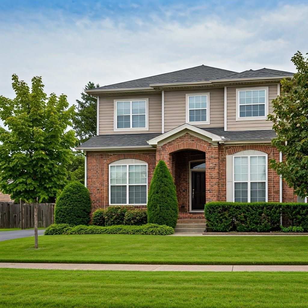 Suburban House in Natural Light: Professional Photography