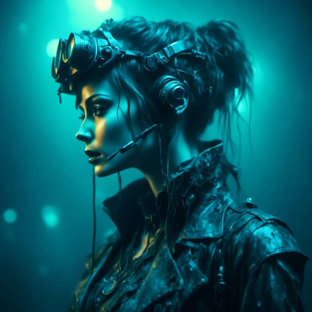 Macabre Portrait Generated with Murraypunk LoRA