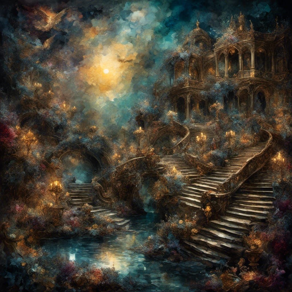 Radiant Expression of Divine Love in Hyperrealistic Style