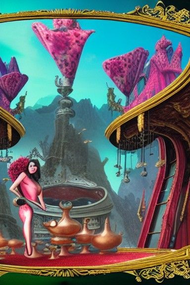 Surreal Fairycore Gamble with a Baroness