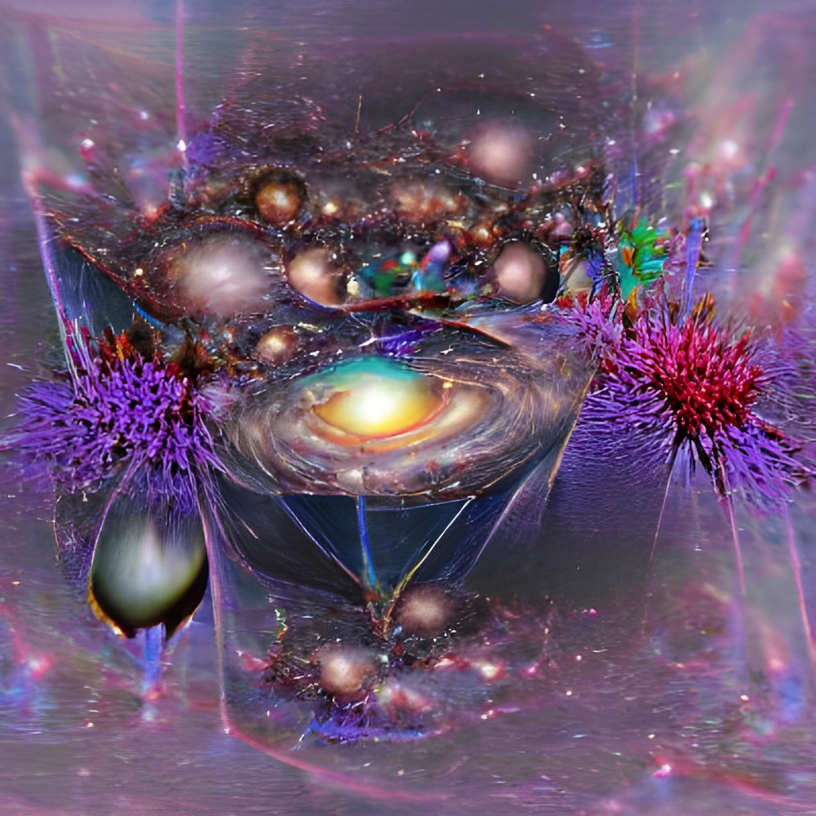Abstract Cosmic Art: Limitless Universe