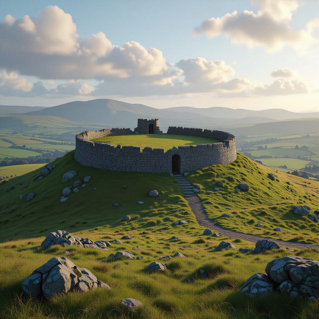 Epic Hill Fort Viewpoint in Brecon Beacons