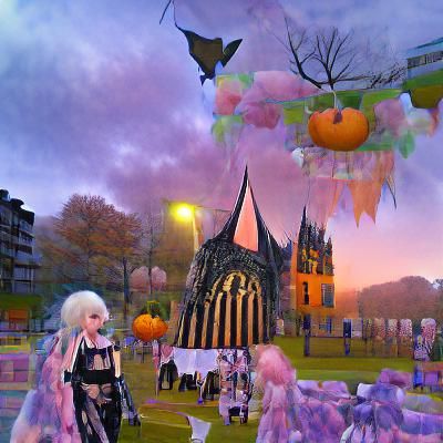 Pastel Gothic Halloween Festival on Autumn Eve