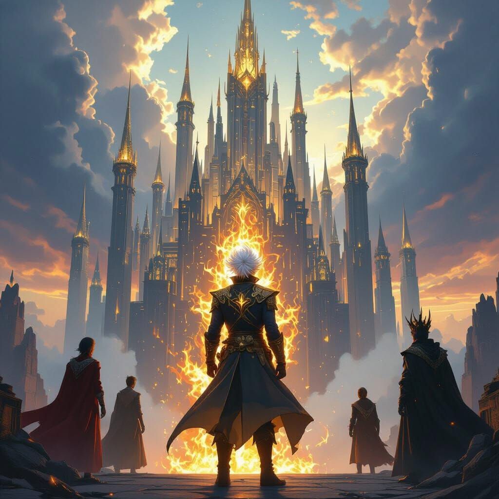 Epic Fantasy Scene at Eldorado Magic Academy